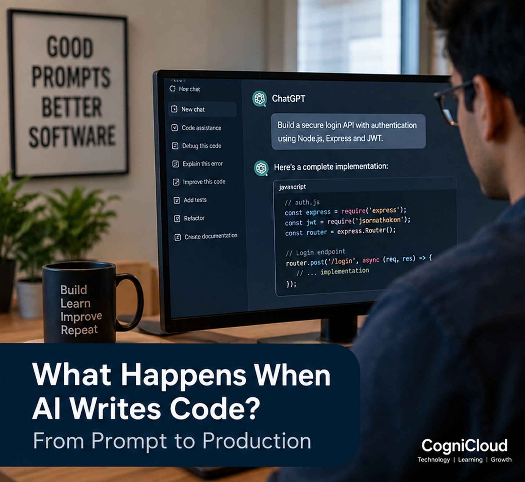 What Happens When AI Writes Code? From Prompt to Production