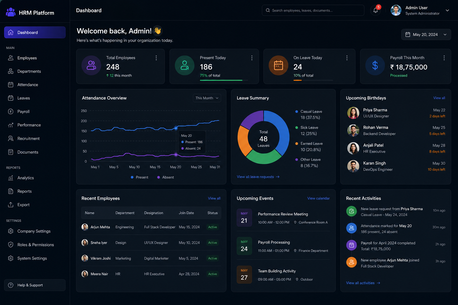 HR Management Platform